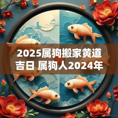 2025属狗搬家黄道吉日 属狗人2025年搬家入宅黄道吉日