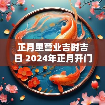 正月里营业吉时吉日 2025年正月开门营业吉日有哪些