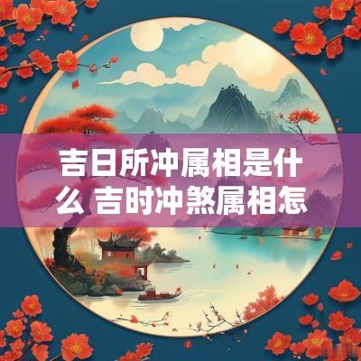吉日所冲属相是什么 吉时冲煞属相怎么化解