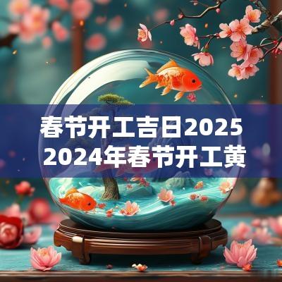春节开工吉日2025 2025年春节开工黄道吉日