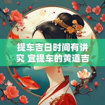 提车吉日时间有讲究 宜提车的黄道吉日2025年一月