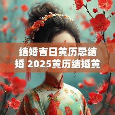 结婚吉日黄历忌结婚 2025黄历结婚黄道吉日查询