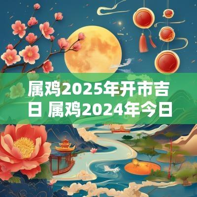 属鸡2025年开市吉日 属鸡2025年今日运势