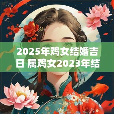 2025年鸡女结婚吉日 属鸡女2025年结婚吉日一览表