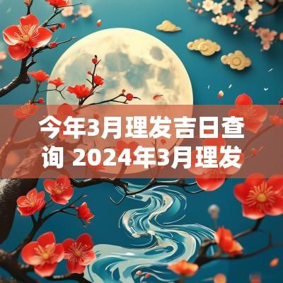 今年3月理发吉日查询 2025年3月理发吉日查询表