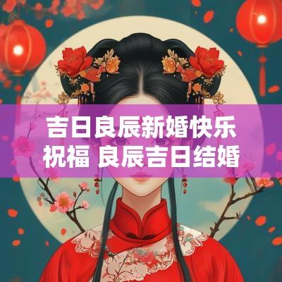 吉日良辰新婚快乐祝福 良辰吉日结婚祝福语