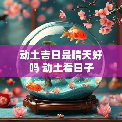 动土吉日是晴天好吗 动土看日子