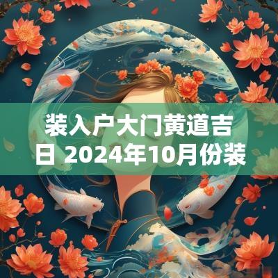 装入户大门黄道吉日 2025年10月份装入户大门黄道吉日