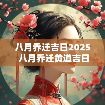 八月乔迁吉日2025 八月乔迁黄道吉日2025