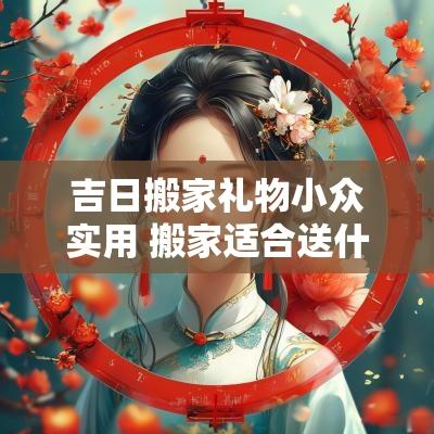 吉日搬家礼物小众实用 搬家适合送什么礼物最实用