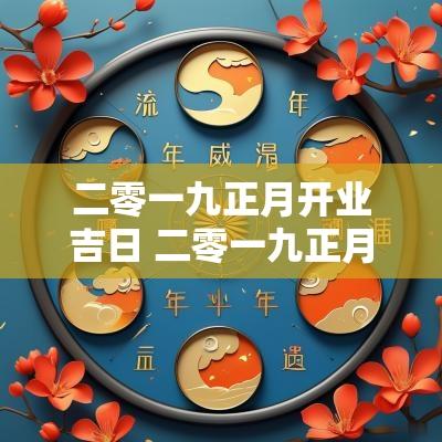 二零一九正月开业吉日 二零一九正月开业吉日有哪些