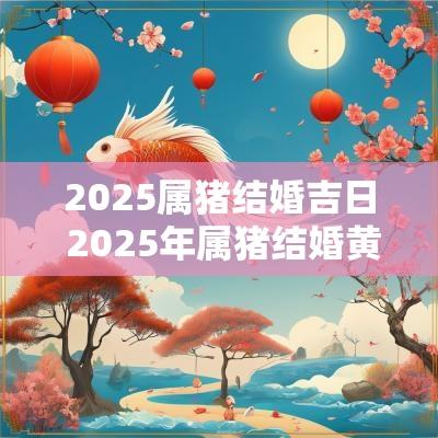 2025属猪结婚吉日 2025年属猪结婚黄道吉日