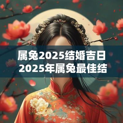 属兔2025结婚吉日 2025年属兔最佳结婚吉日
