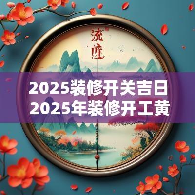 2025装修开关吉日 2025年装修开工黄道吉日