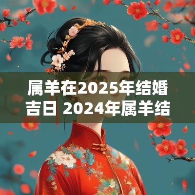 属羊在2025年结婚吉日 2025年属羊结婚好不好呢