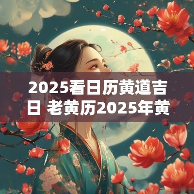 2025看日历黄道吉日 老黄历2025年黄道吉日