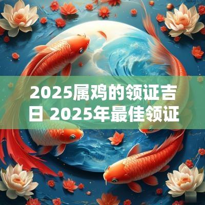 2025属鸡的领证吉日 2025年最佳领证吉日