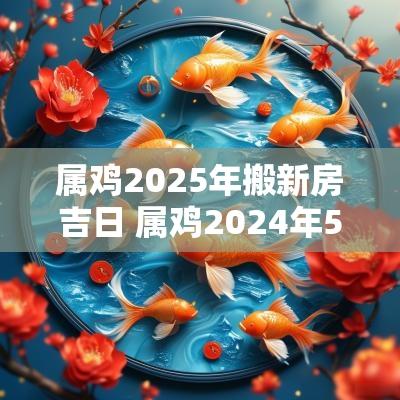 属鸡2025年搬新房吉日 属鸡2025年5月搬家入宅黄道吉日
