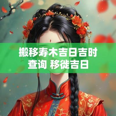 搬移寿木吉日吉时查询 移徙吉日