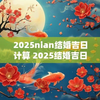 2025nian结婚吉日计算 2025结婚吉日查询