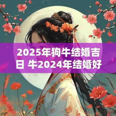 2025年狗牛结婚吉日 牛2025年结婚好吗