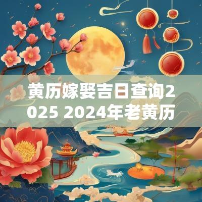 黄历嫁娶吉日查询2025 2025年老黄历嫁娶最准确版本