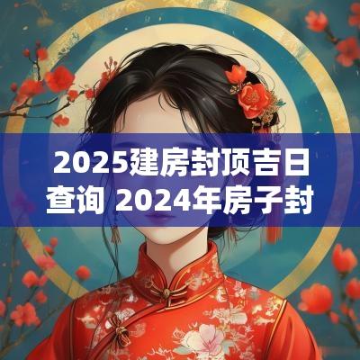 2025建房封顶吉日查询 2025年房子封顶黄道吉日