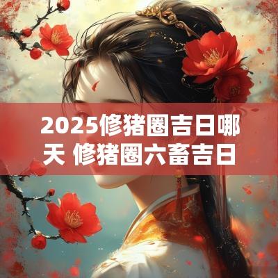 2025修猪圈吉日哪天 修猪圈六畜吉日