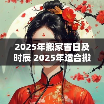 2025年搬家吉日及时辰 2025年适合搬家的黄道吉日