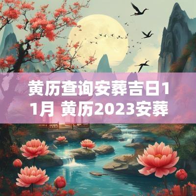 黄历查询安葬吉日11月 黄历2025安葬黄道吉日查询