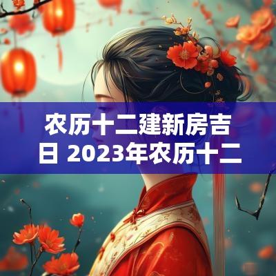 农历十二建新房吉日 2025年农历十二月入新房吉日