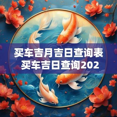 买车吉月吉日查询表 买车吉日查询2025年3月黄道吉日