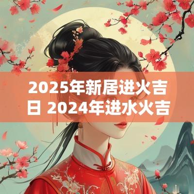 2025年新居进火吉日 2025年进水火吉日