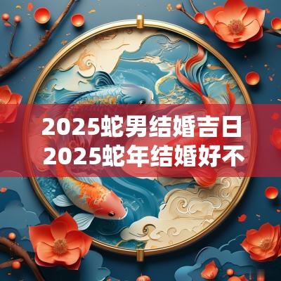 2025蛇男结婚吉日 2025蛇年结婚好不好