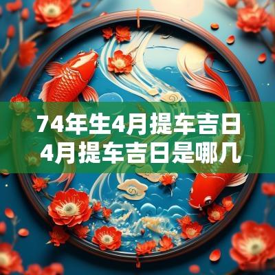 74年生4月提车吉日 4月提车吉日是哪几天
