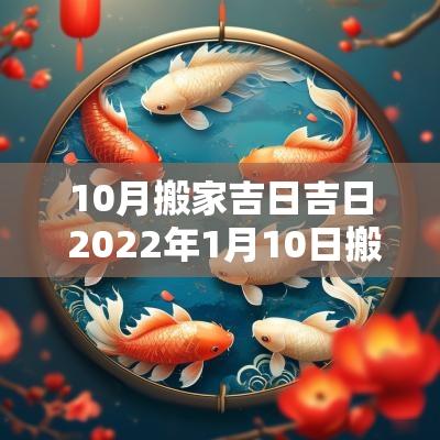 10月搬家吉日吉日 2025年1月10日搬家入宅黄道吉日