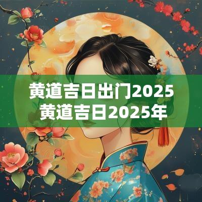 黄道吉日出门2025 黄道吉日2025年