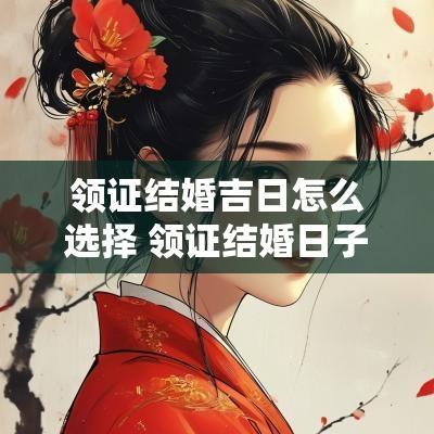 领证结婚吉日怎么选择 领证结婚日子怎么选