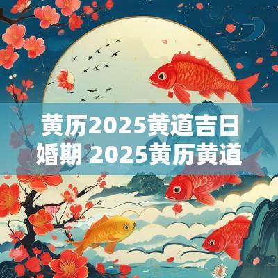 黄历2025黄道吉日婚期 2025黄历黄道吉日一览表