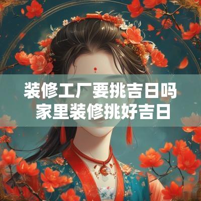 装修工厂要挑吉日吗 家里装修挑好吉日怎么动工为好