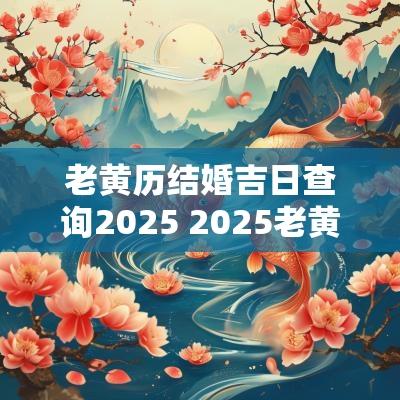 老黄历结婚吉日查询2025 2025老黄历结婚吉日