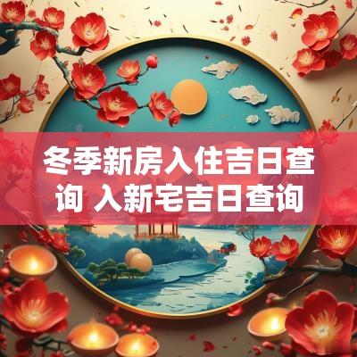 冬季新房入住吉日查询 入新宅吉日查询