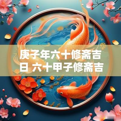 庚子年六十修斋吉日 六十甲子修斋吉凶日