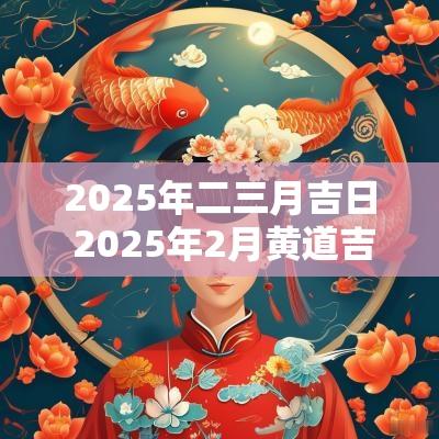 2025年二三月吉日 2025年2月黄道吉日查询
