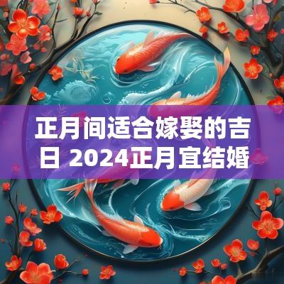 正月间适合嫁娶的吉日 2025正月宜结婚嫁娶的日子 正月间适合嫁娶的吉日 2025正月宜结婚嫁娶的日子
