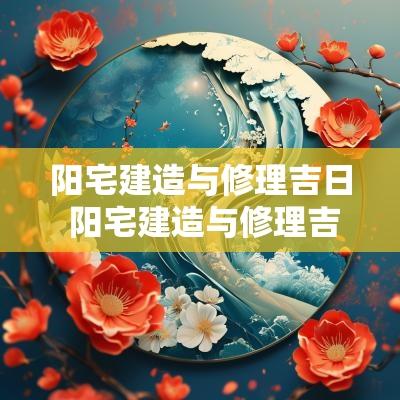 阳宅建造与修理吉日 阳宅建造与修理吉日选择