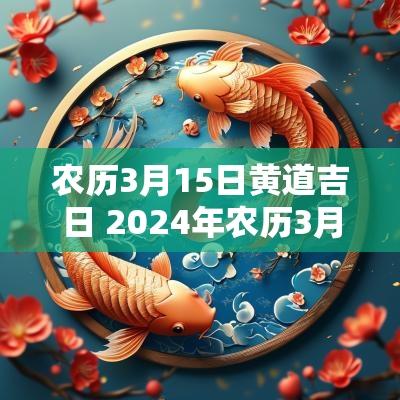 农历3月15日黄道吉日 2025年农历3月15日黄历