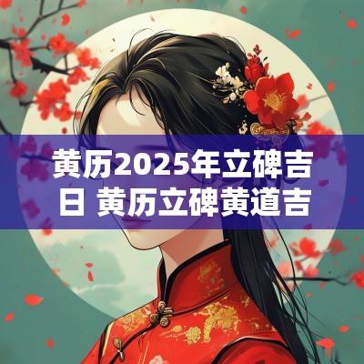 黄历2025年立碑吉日 黄历立碑黄道吉日