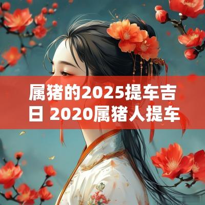 属猪的2025提车吉日 2025属猪人提车的黄道吉日