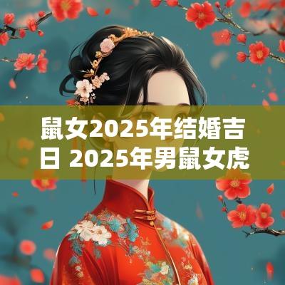 鼠女2025年结婚吉日 2025年男鼠女虎黄道吉日结婚日子